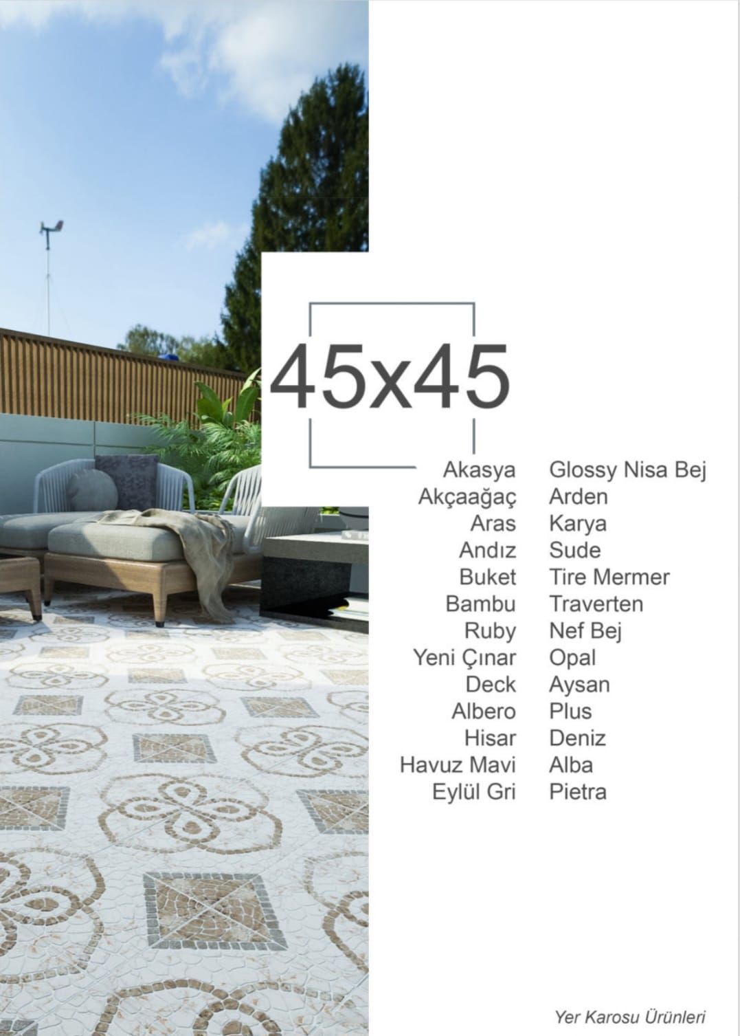 SERAMİK 45X45